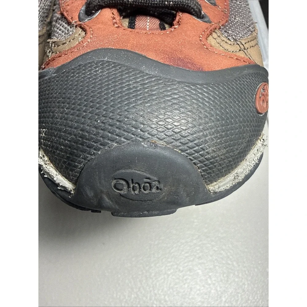 Oboz Firebrand II Men's Low Hiking Shoes Waterproof Earth Color Men Size 9.5 EUC